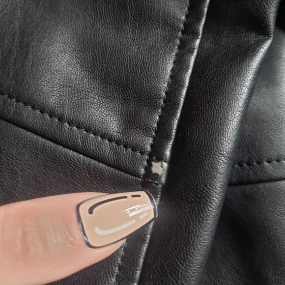 Girl's Size 7/8 H&M Faux Leather Jacket - Picture 4 of 4